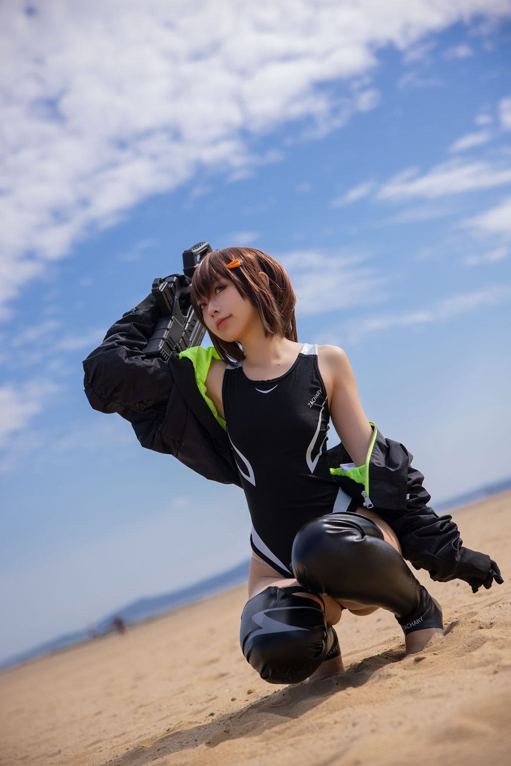 动漫博主@G44不会受伤 水泳部的部长[57P-465M] 网红写真-第3张