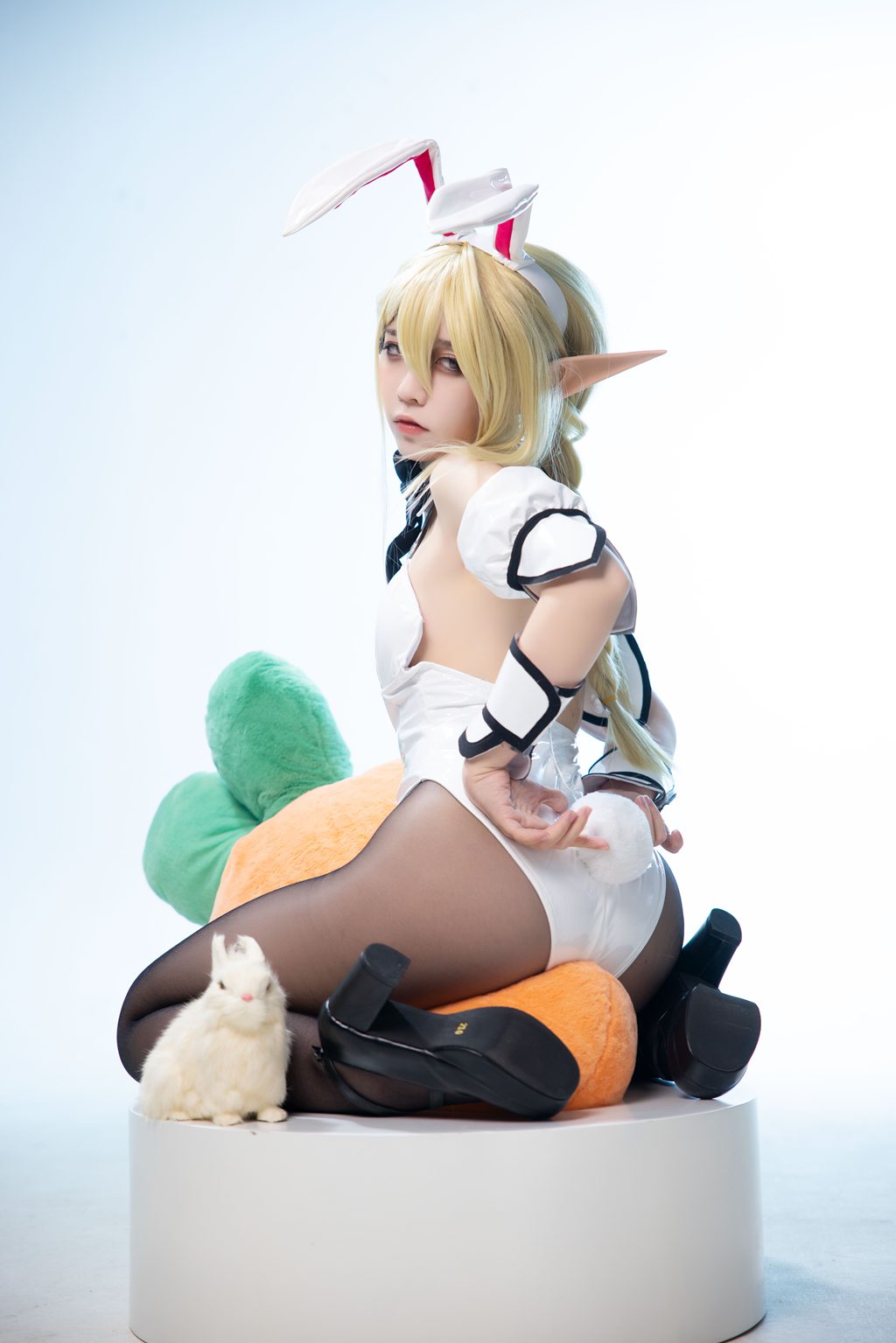 动漫博主@G44不会受伤 水兰儿兔女郎 Shui Lan Er Bunny Girl[31P-192M] 网红写真-第3张
