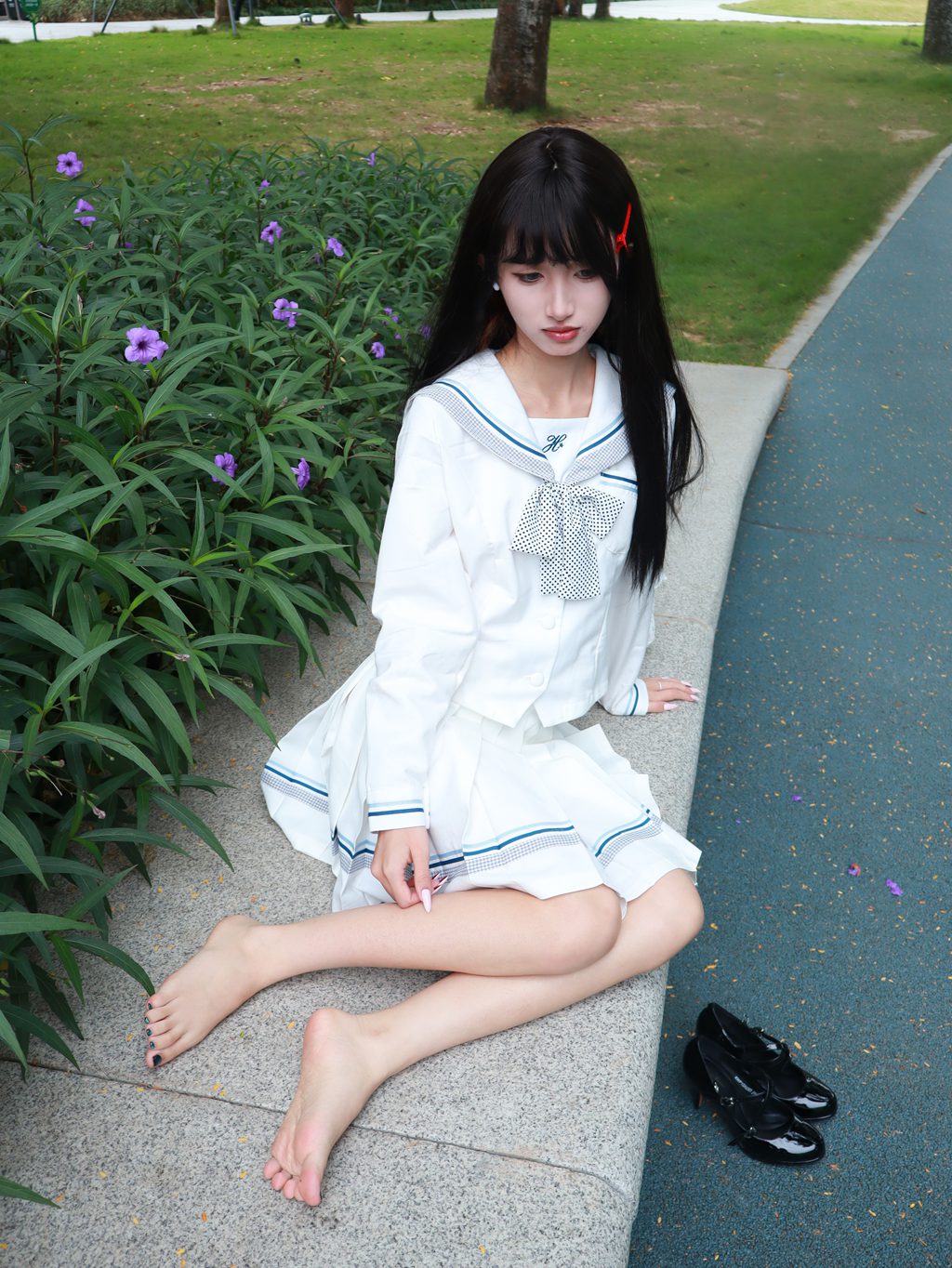 个人约拍 NO.018-24号作品 06年高颜值JK学妹[279P-19V-5.72G] 个人约拍-第3张