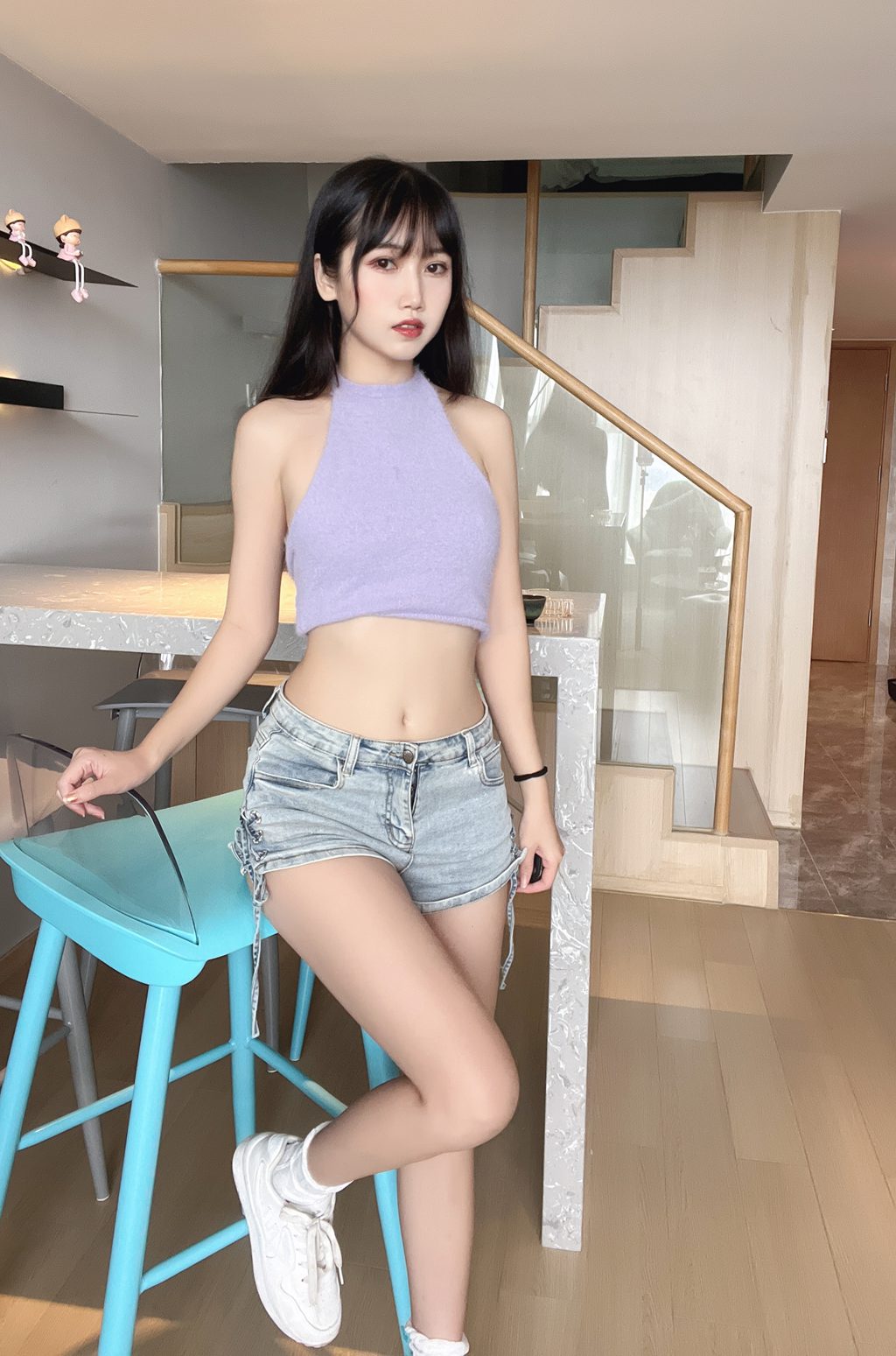 动漫博主@不呆猫 紫色人妻日常[33P-1V-323MB] 网红写真-第3张