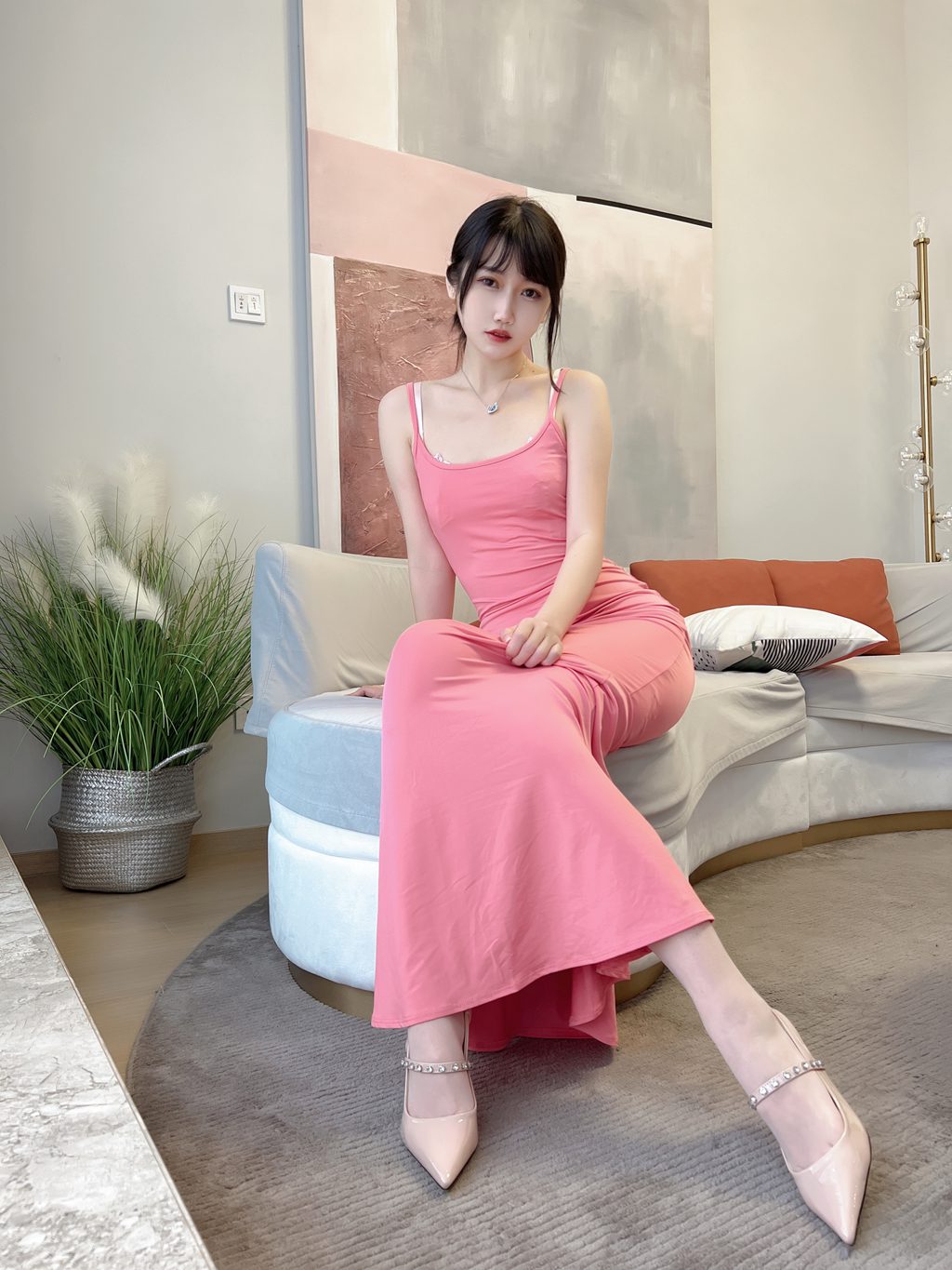 动漫博主@不呆猫 浴室粉色人妻[39P-1V-421MB] 网红写真-第2张