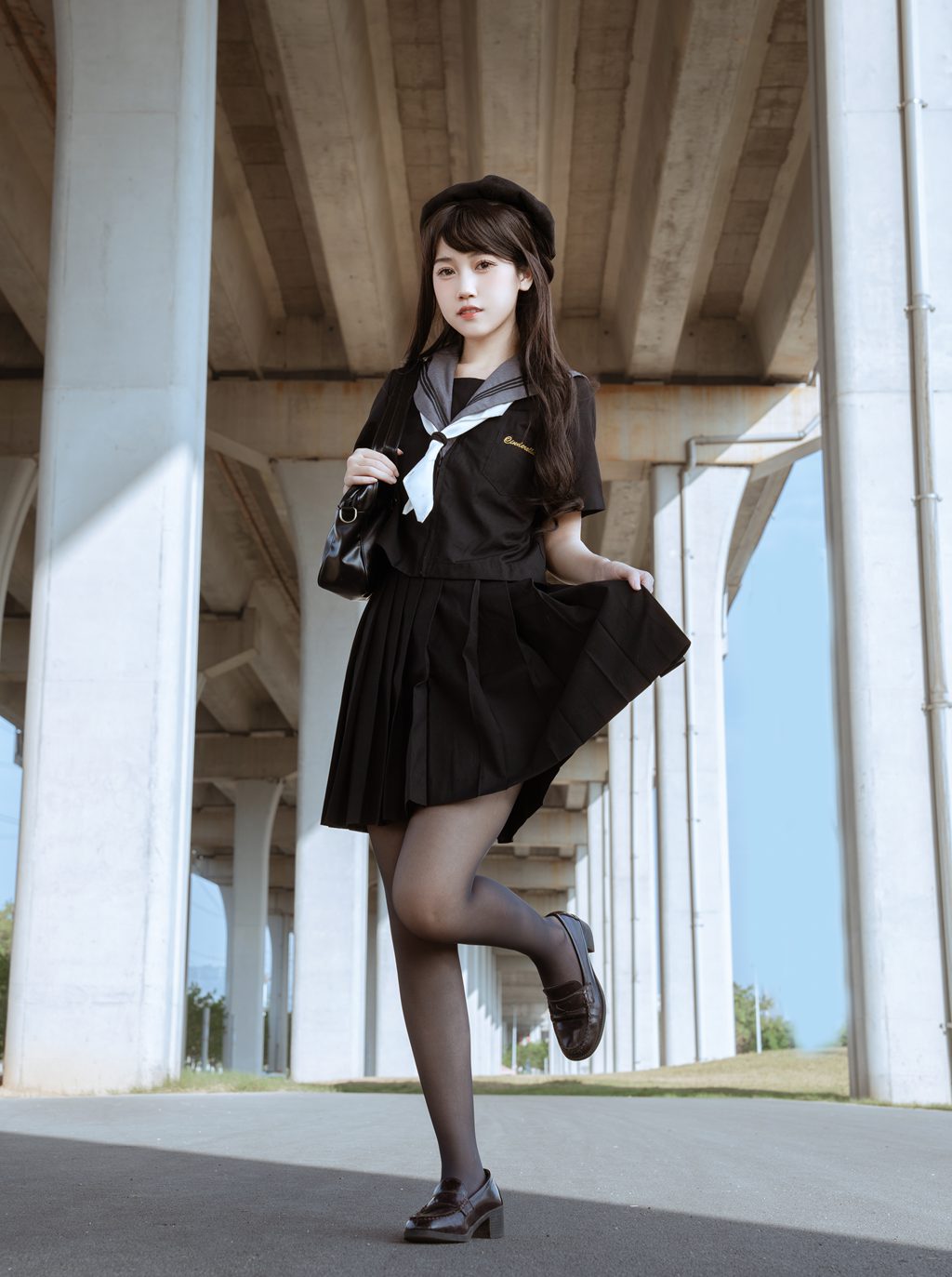 动漫博主@不呆猫 放课后野外JK [101P-1.73GB] 网红写真-第2张