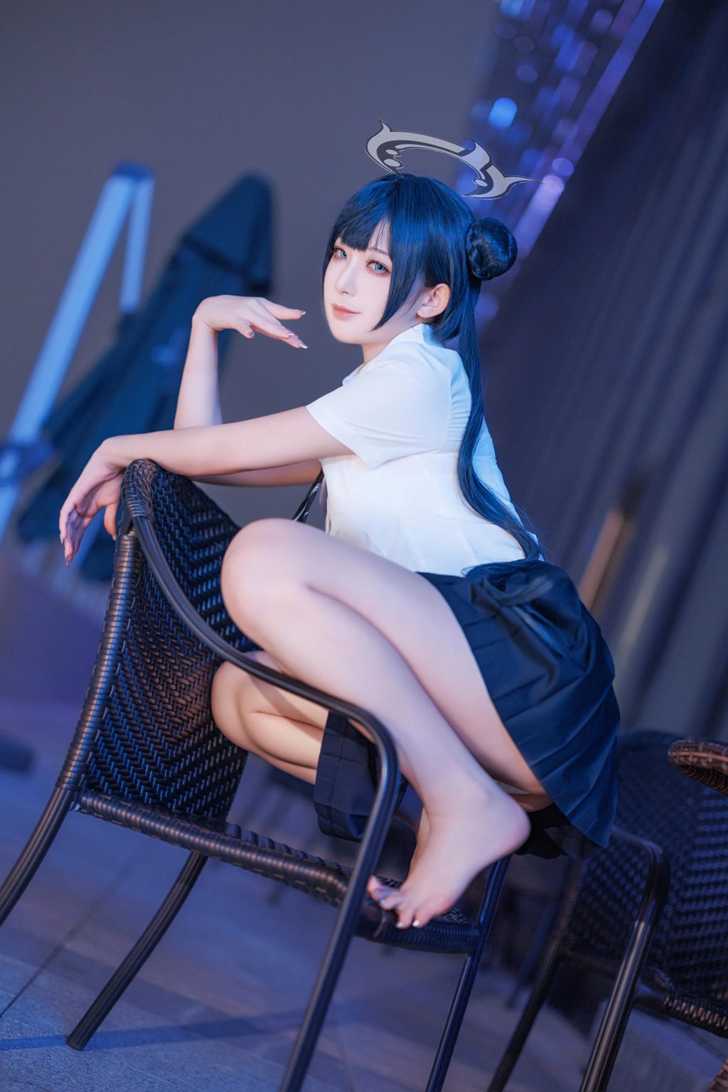 动漫博主@封疆疆 碧蓝档案 妃咲JK [33P-469MB] 网红写真-第2张