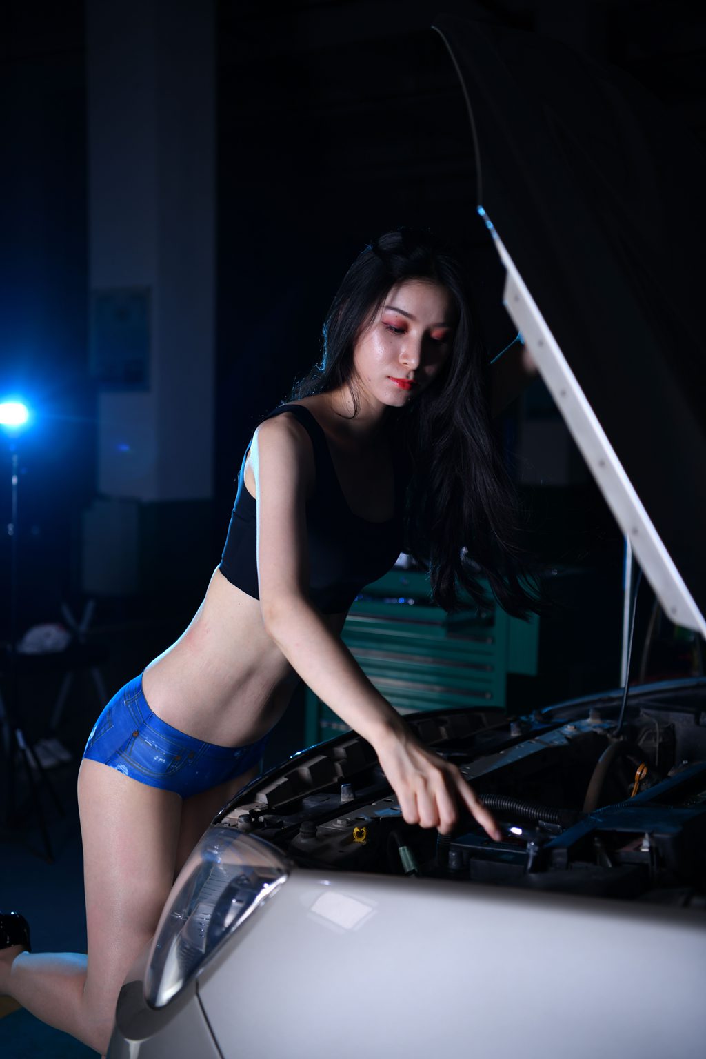 魔镜街拍 NO.450-精选街拍-性感丝袜修车宝贝[200P/500MB] 其它写真-第2张