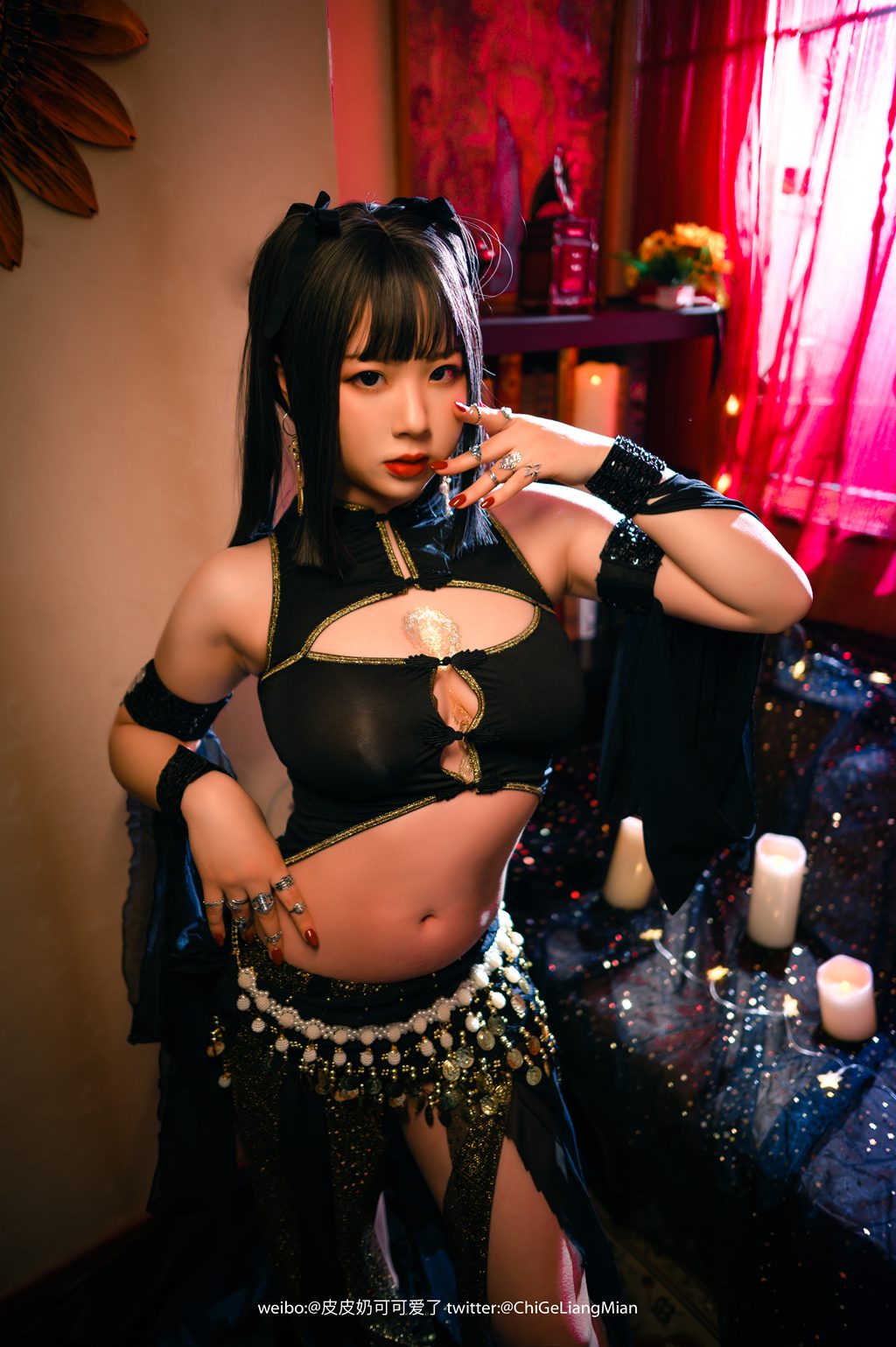 微博人气博主@皮皮奶可可爱了-舞娘 [50P-444MB] 网红写真-第2张