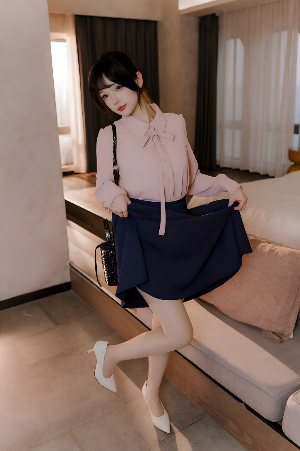 知名动漫博主@雪晴Astra 肉丝通勤OL[71P-1V-1.37G] 网红写真-第2张