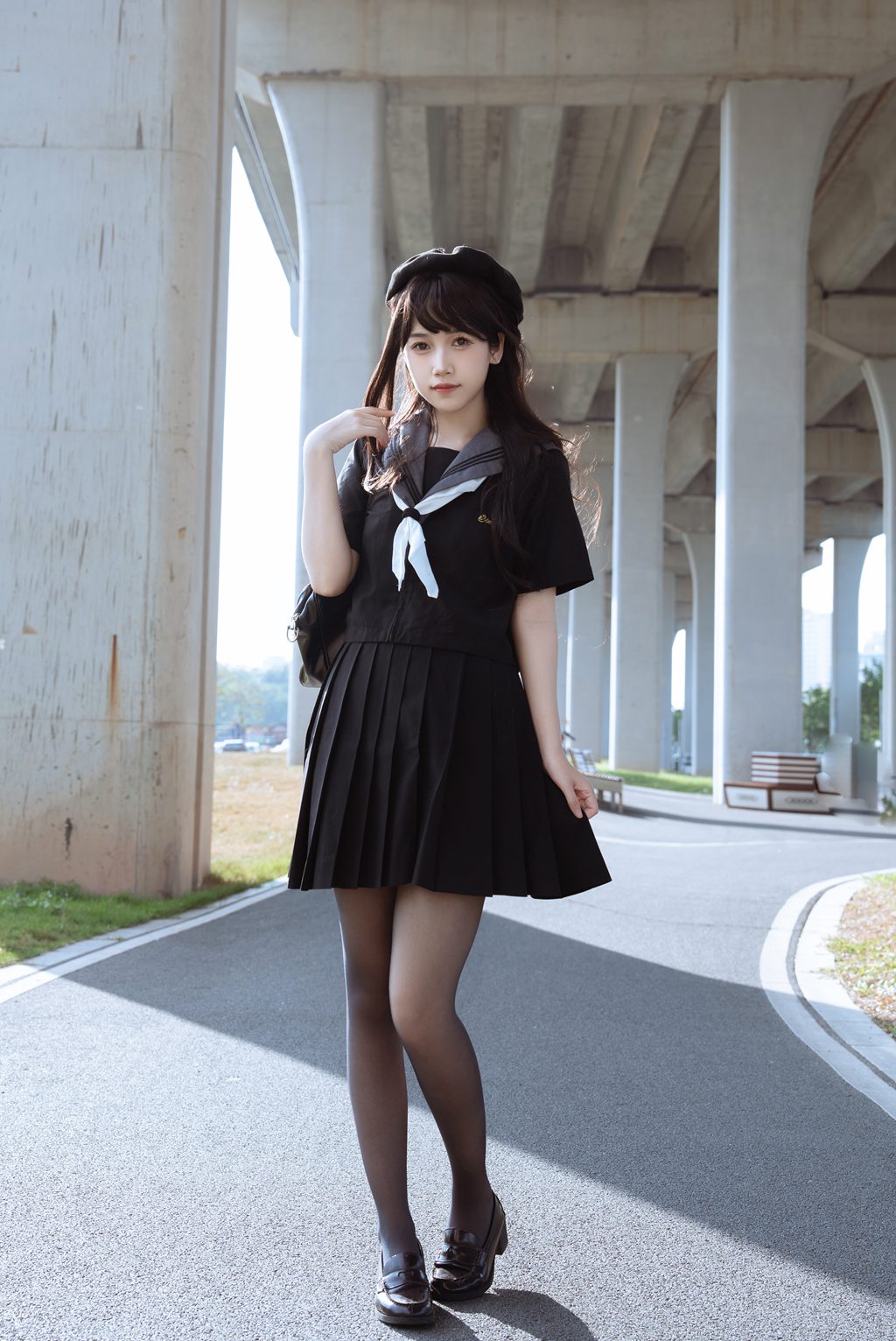 动漫博主@不呆猫 放课后野外JK [101P-1.73GB] 网红写真-第1张
