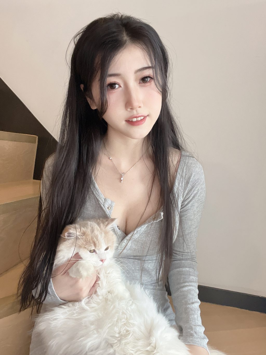 动漫博主@不呆猫 居家猫猫女友[59P-1V-396MB] 网红写真-第1张