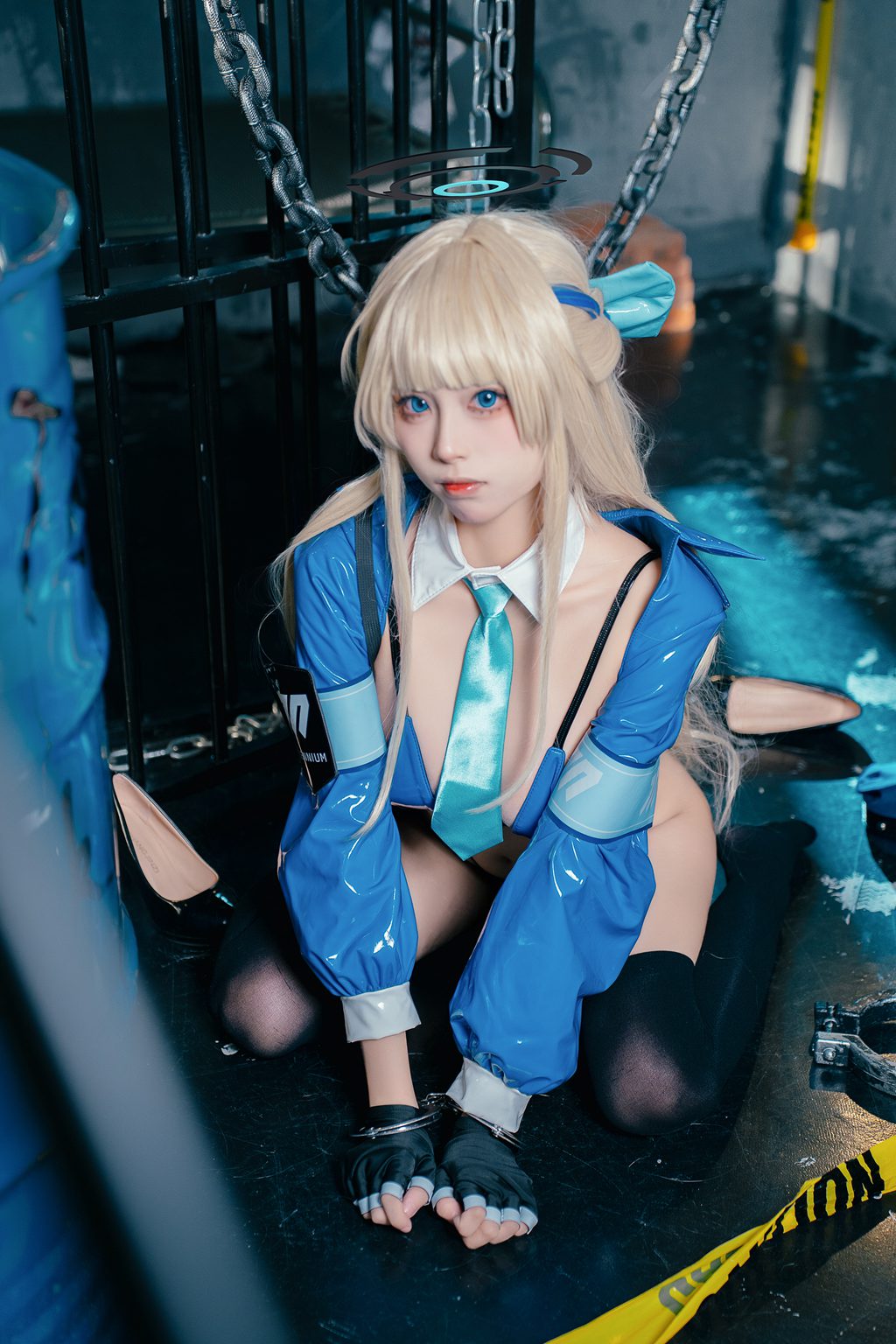 网紅Coser@三無人型 –蔚蓝档案 飞鸟马时女警[41P-318.1M] 网红写真-第1张