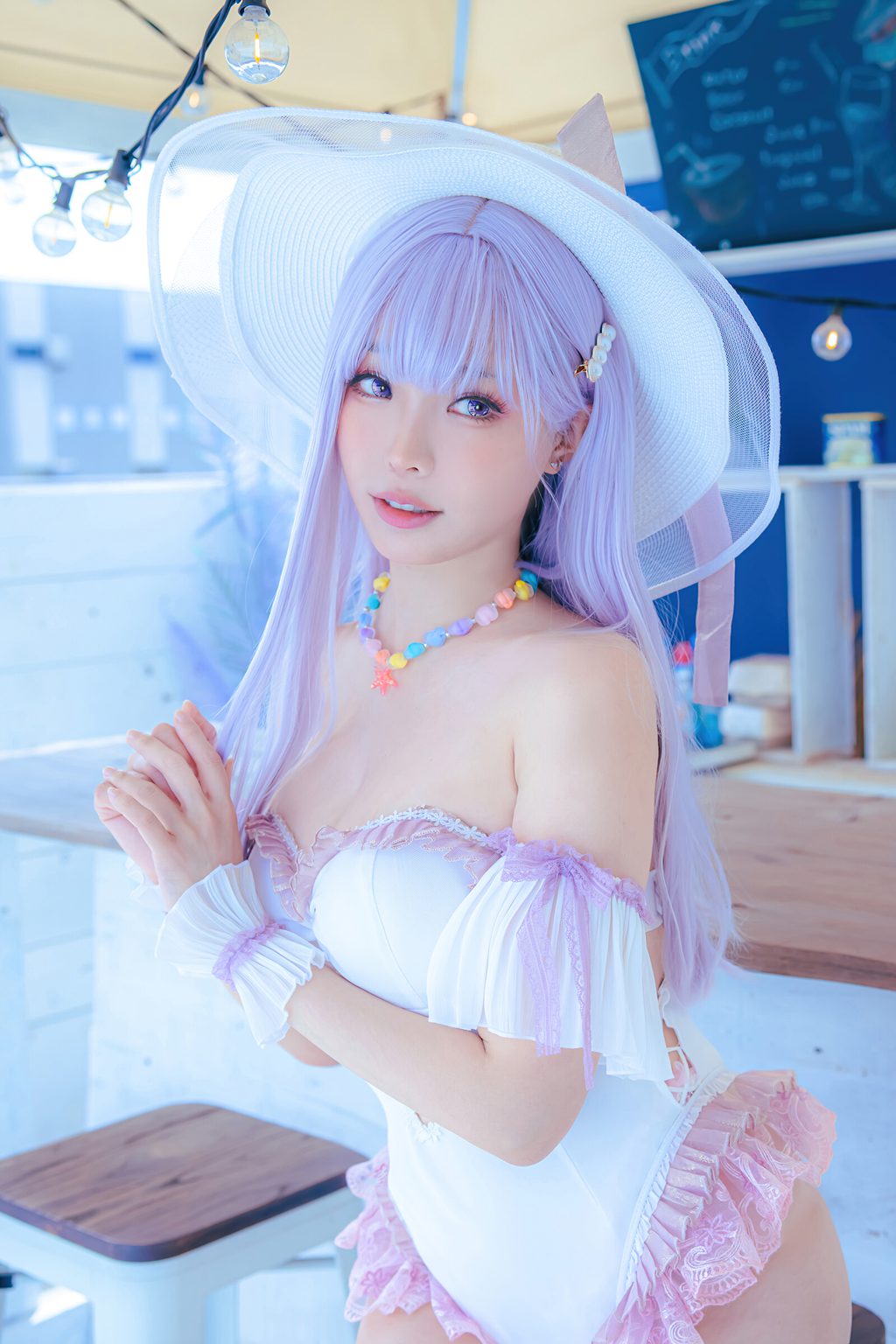 台湾Coser@ElyEE子 2025年05月订阅 Plymouth Swimsuit [28P219MB] 网红写真-第1张