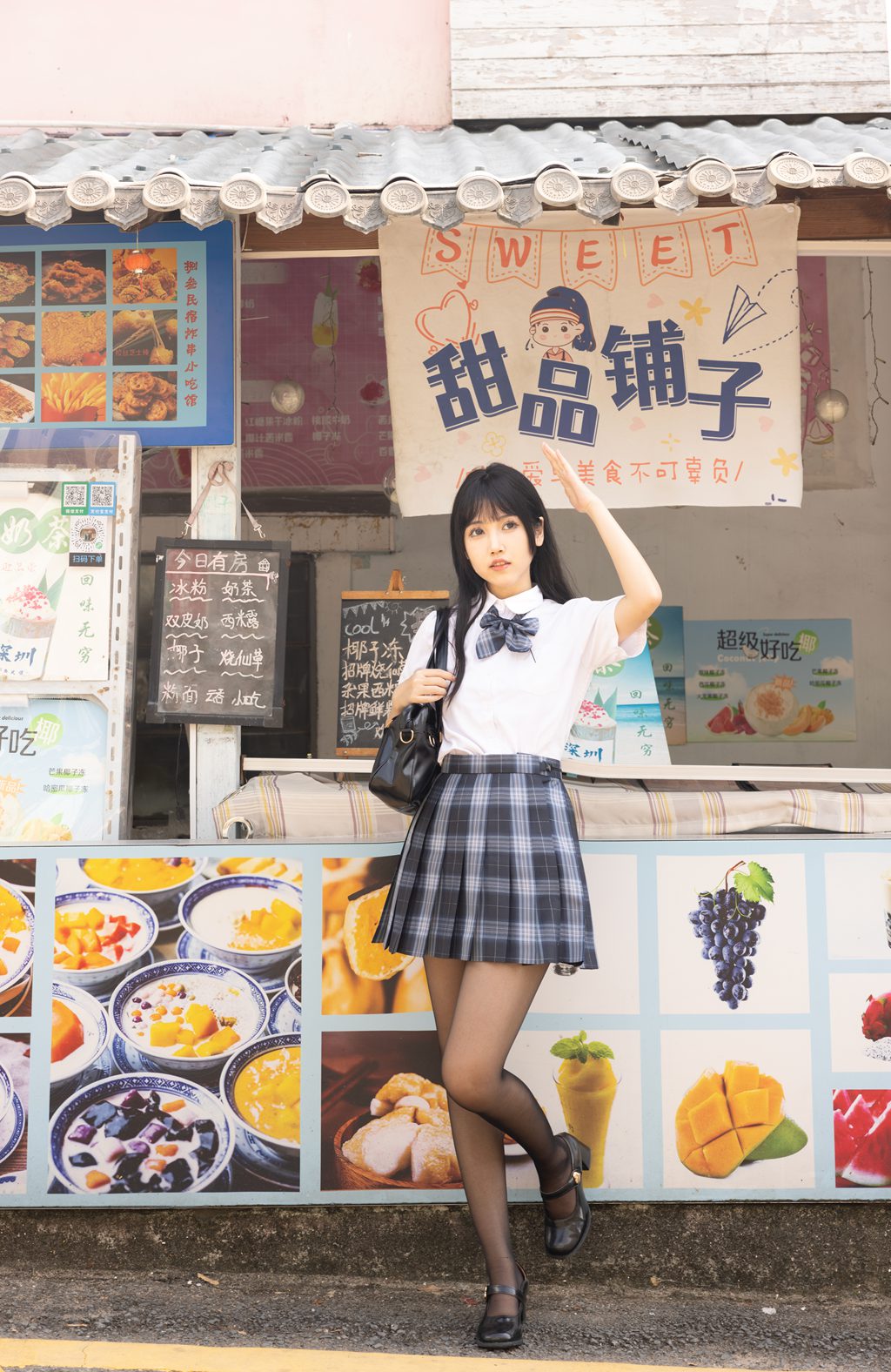 动漫博主@不呆猫 泳衣jk学妹[59P-1V-1.30G] 网红写真-第4张
