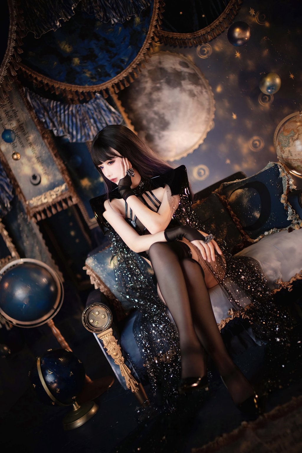 人气动漫Coser@Shika小鹿鹿 万圣节魅魔 [13P-183MB] 网红写真-第4张