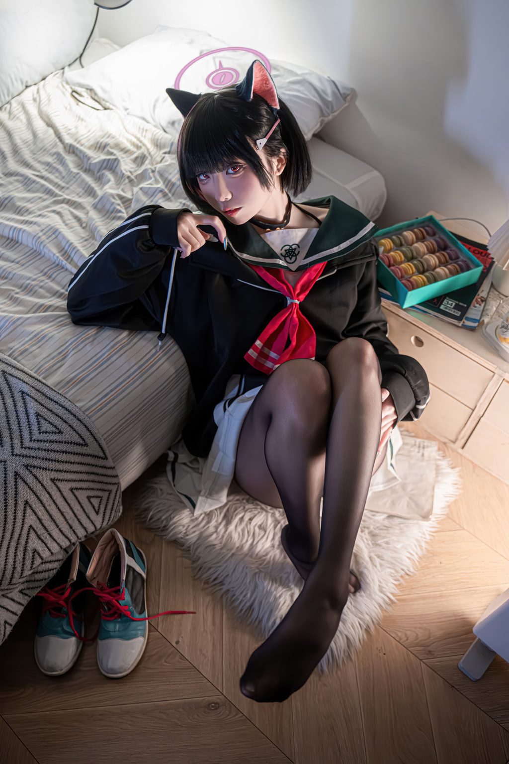 动漫博主@纸悦Etsu_ko 蔚蓝档案 杏山和纱[55P-400M] 网红写真-第4张