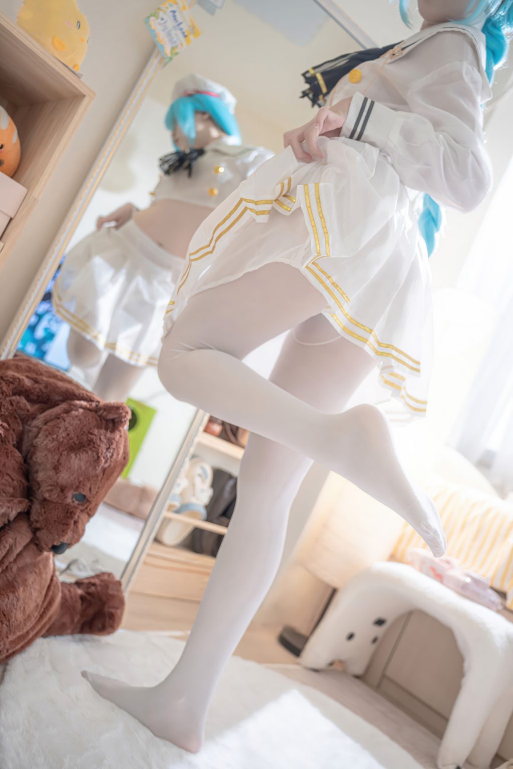 动漫博主@纸悦Etsu_ko 碧蓝航线 雅努斯JK[58P-443M] 网红写真-第4张