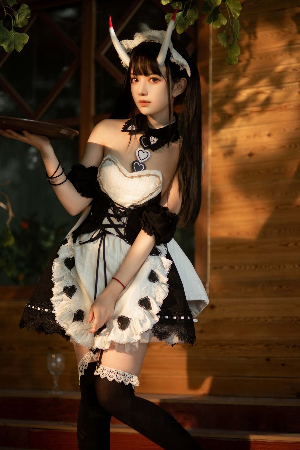 人气动漫Coser@Shika小鹿鹿 能代女仆[44P-192.5M] 网红写真-第3张
