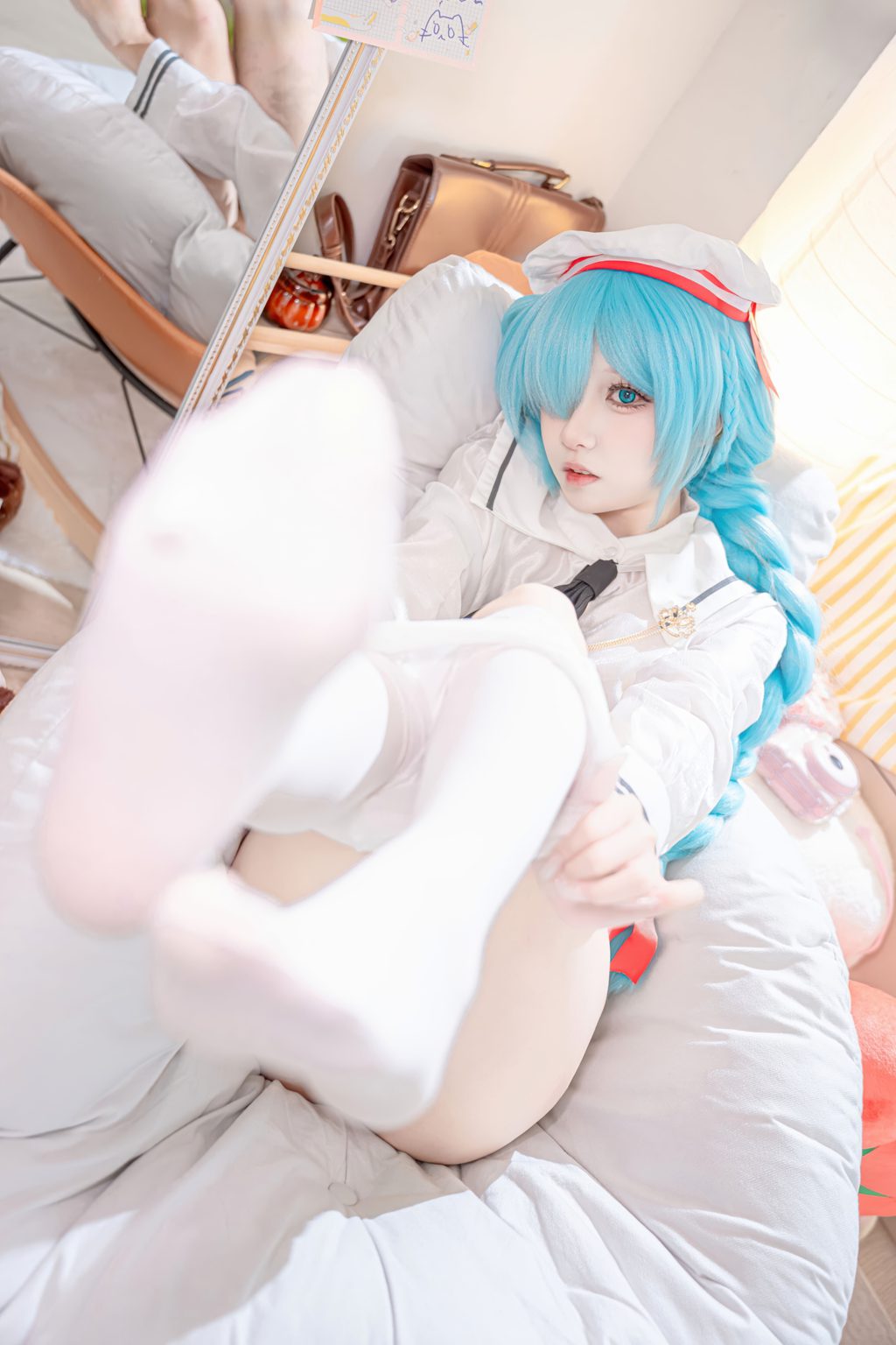 动漫博主@纸悦Etsu_ko 碧蓝航线 雅努斯JK[58P-443M] 网红写真-第3张