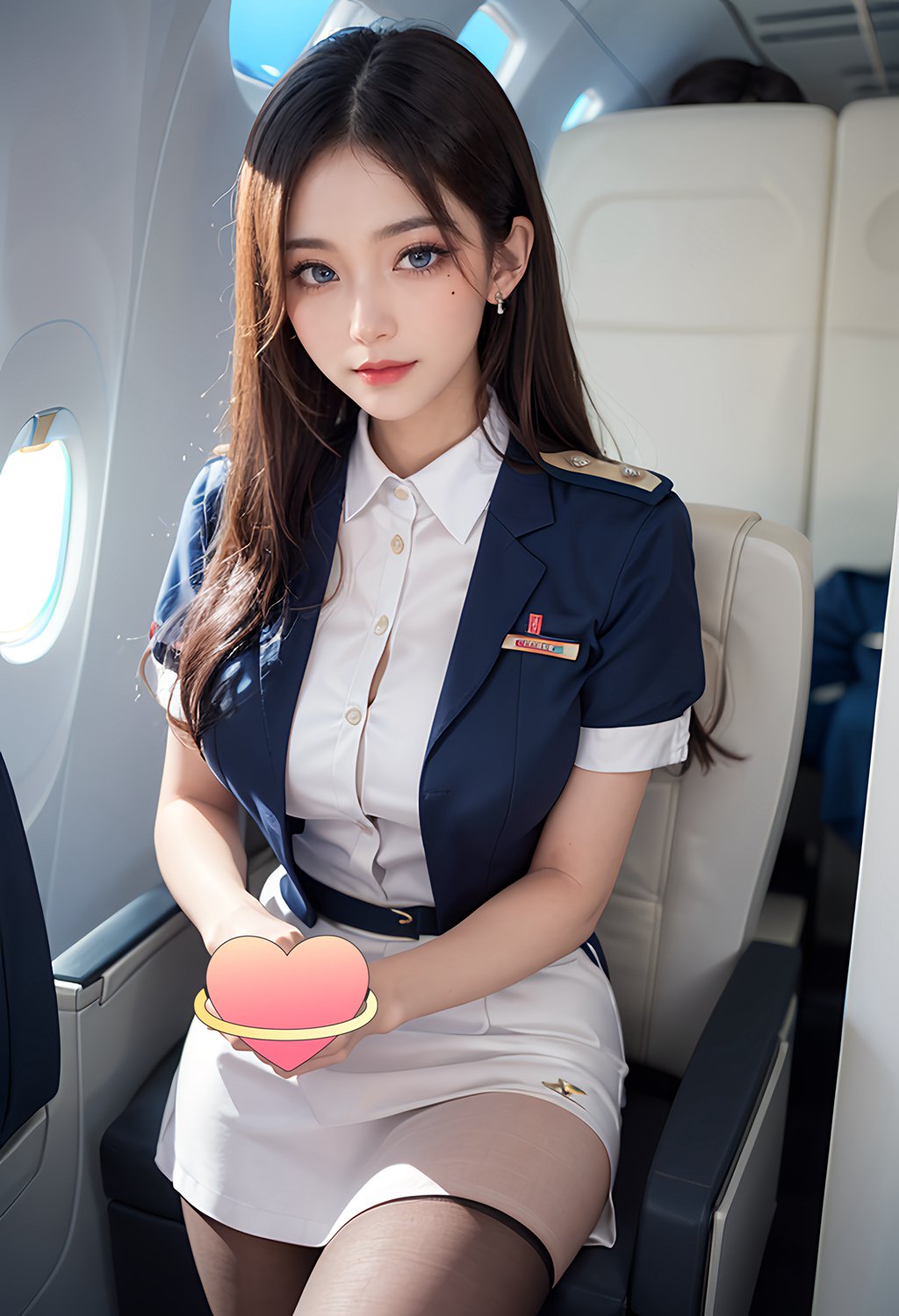 [AI绘画] 气质美女性感的空姐 [48P/100MB] AI美女-第3张