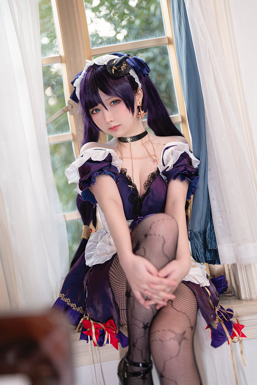 动漫博主@樱梨梨 莫娜女仆 [34P/145MB] 网红写真-第4张