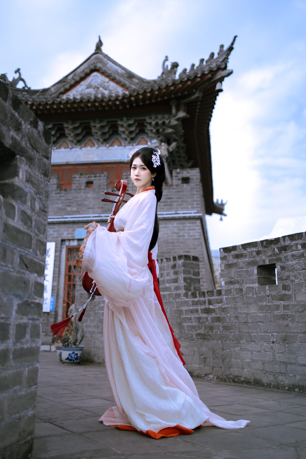 动漫博主@不呆猫 战国袍[140P2V-1.96GB] 网红写真-第4张