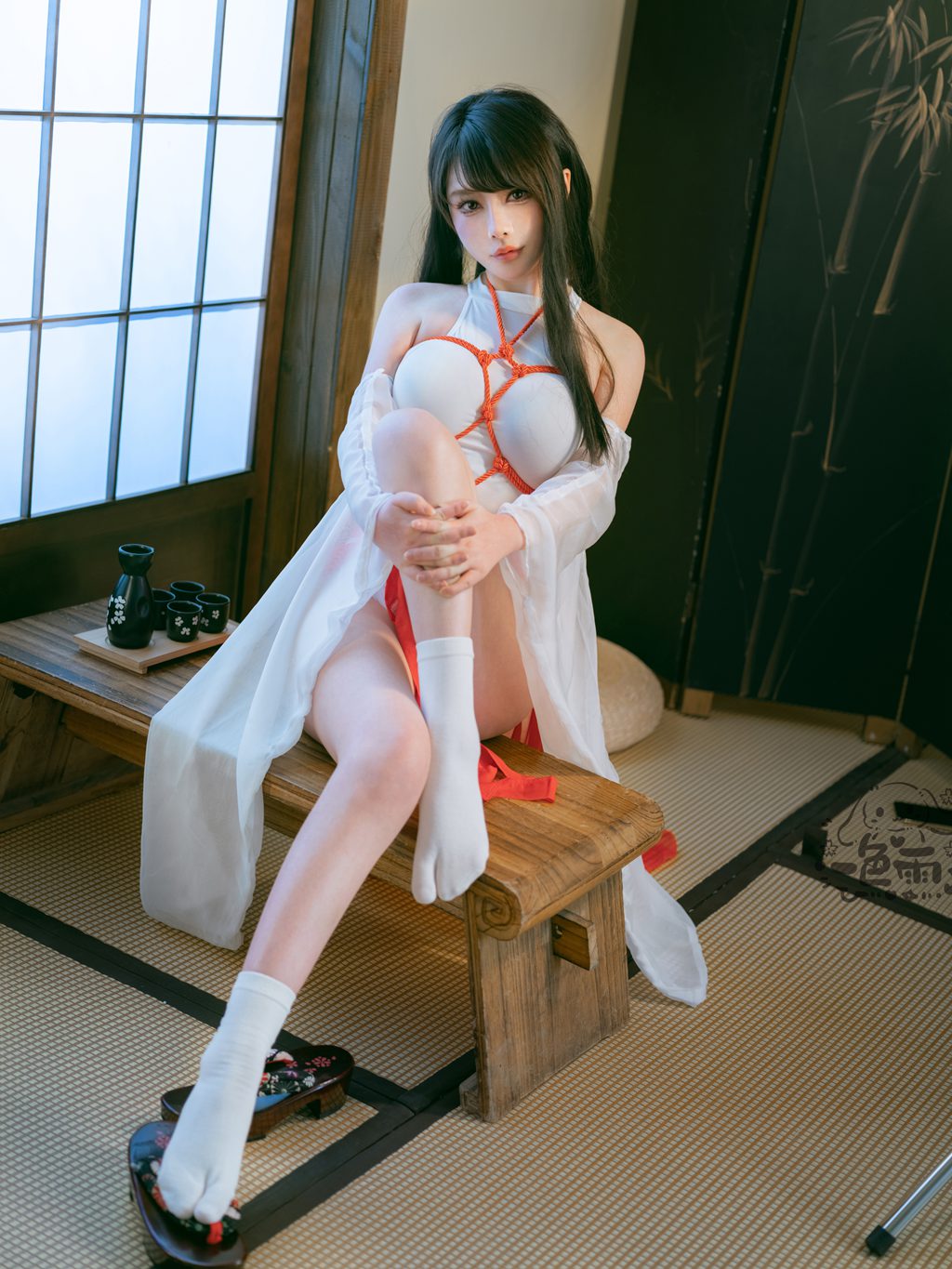 动漫博主@一色雨 捆绑巫女 [30P/403MB] 网红写真-第3张