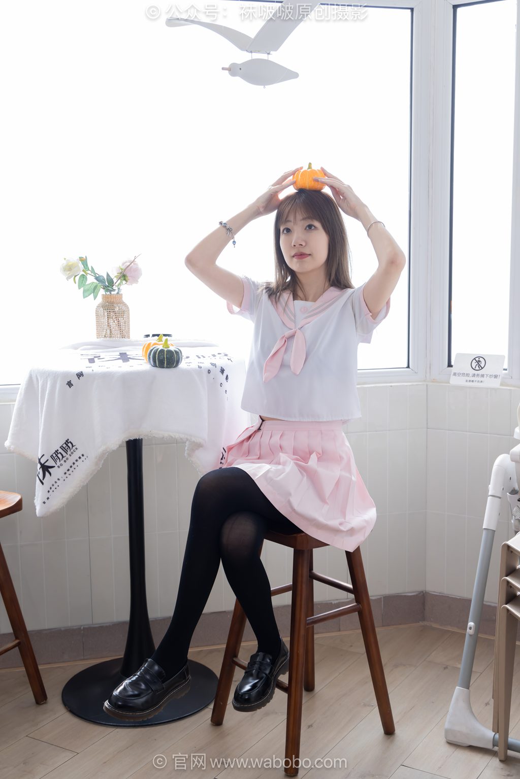[BoBoSocks袜啵啵] NO.671 小甜豆 皮鞋、厚白丝、厚嘿丝、jk制服 [150P/1V/4.93GB] 年费专享-第2张