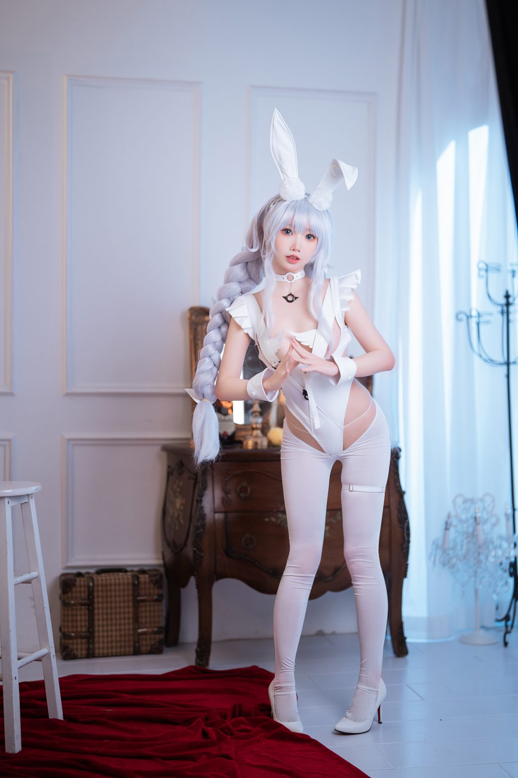 人气动漫Coser@面饼仙儿 碧蓝航线 恶毒兔女郎[16P-170.1M] 网红写真-第2张