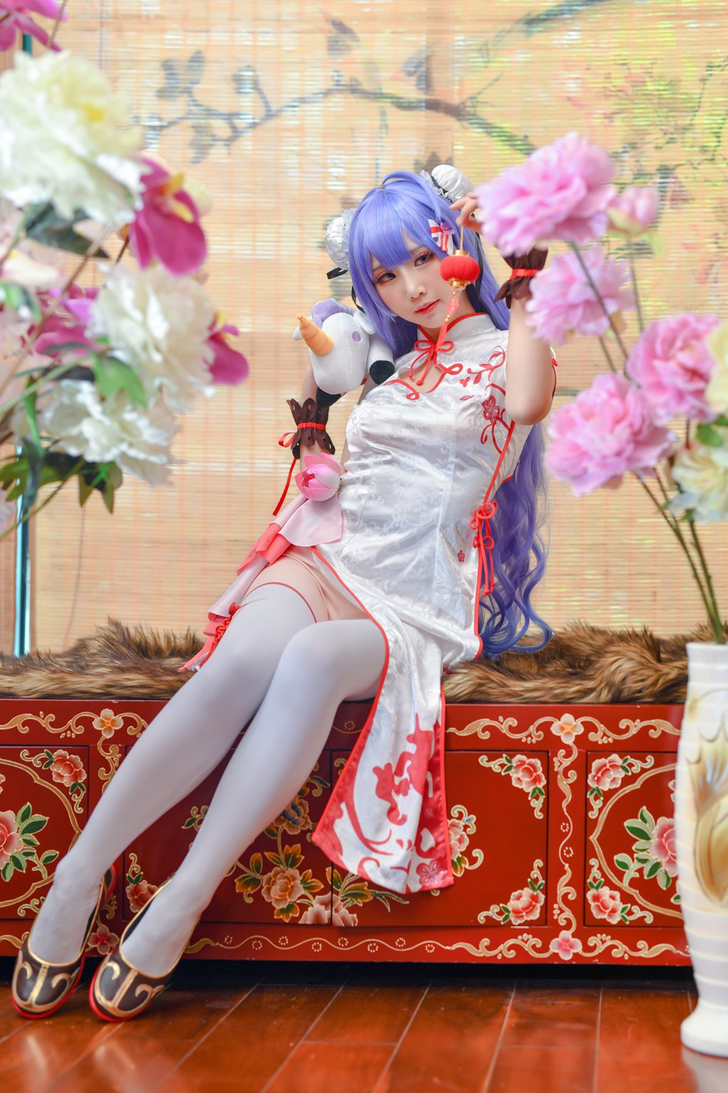 人气动漫Coser@面饼仙儿  独角兽旗袍[20P-230.4M] 网红写真-第2张