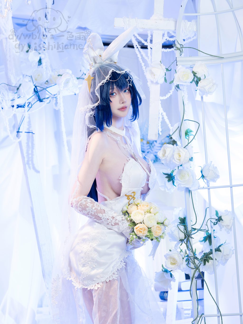 动漫博主@一色雨 新泽西 白雪之仪 [20P/1V/1.02G] 网红写真-第2张