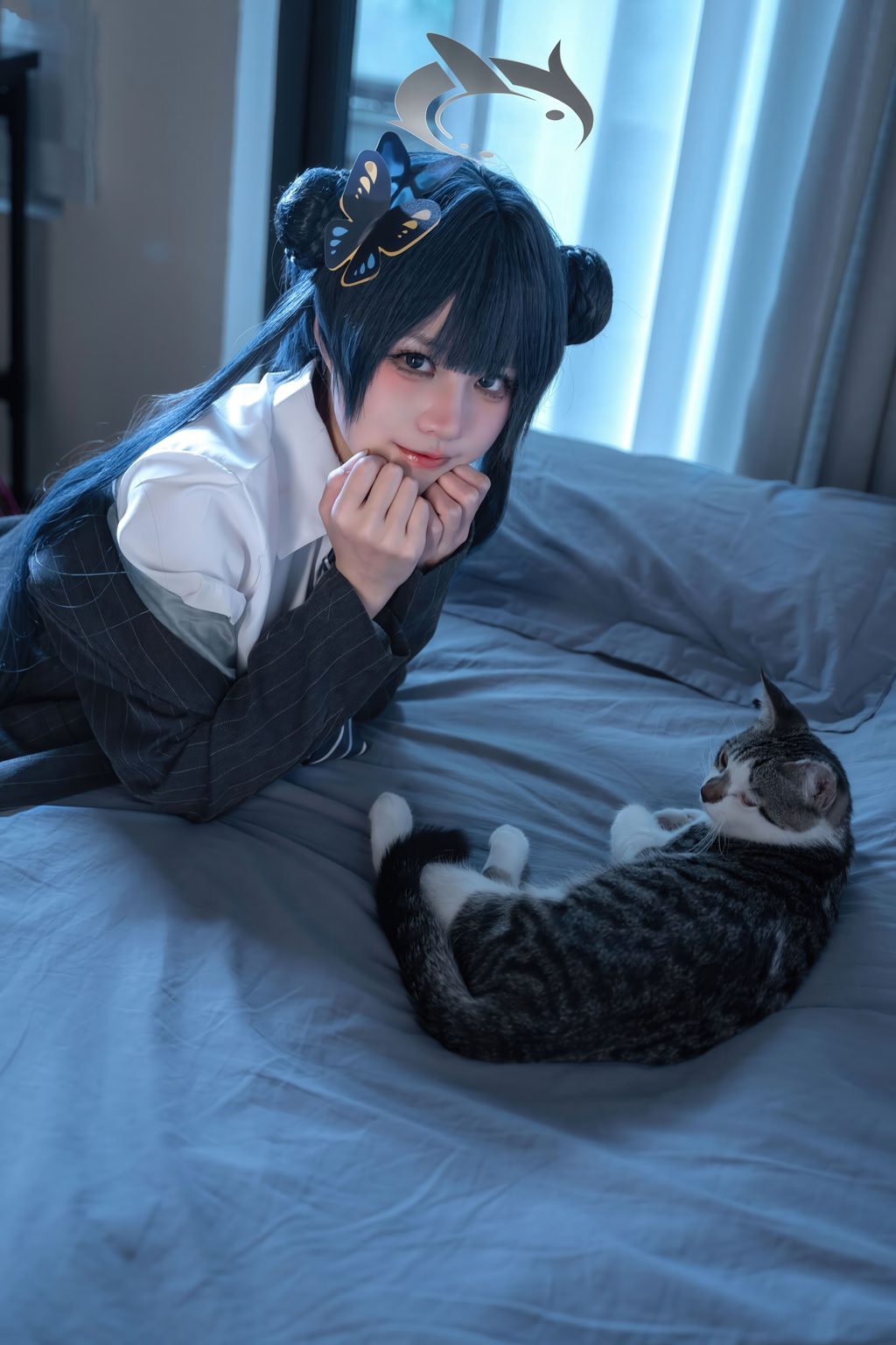 动漫博主@清水凪 蔚蓝档案 龙华妃咲 JK [52P/745MB] 网红写真-第3张