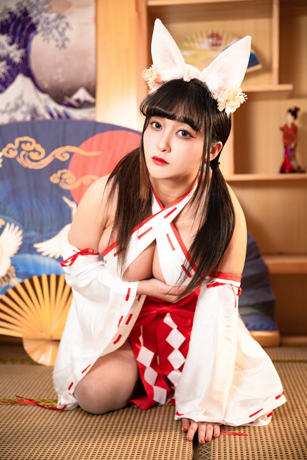 网紅Coser@洛璃 LoLiSAMA  巫女2.0 [78P-1013M] 网红写真-第2张