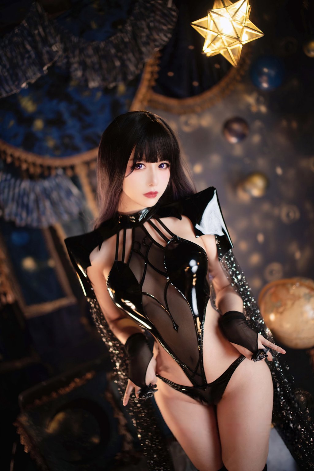 人气动漫Coser@Shika小鹿鹿 万圣节魅魔 [13P-183MB] 网红写真-第2张