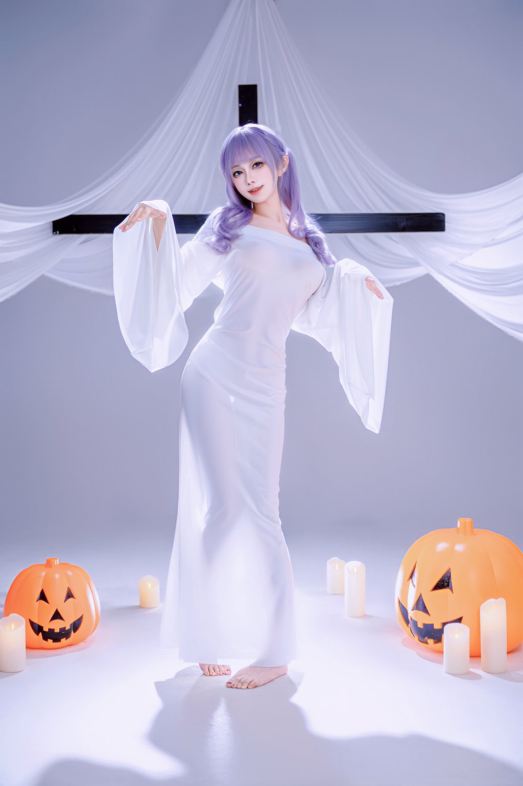 人气动漫Coser@Shika小鹿鹿 幽灵娘[30P-268.6M] 网红写真-第3张