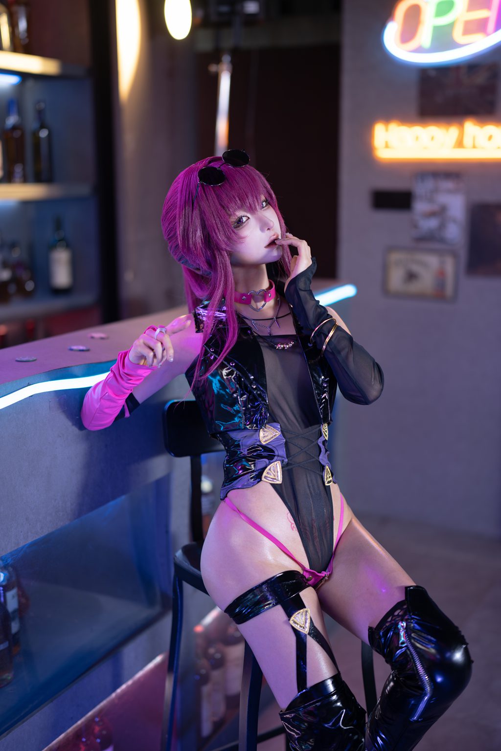 知名动漫博主@蠢沫沫 崩坏星穹铁道 卡芙卡 [286P/1V/2.86G] 网红写真-第2张