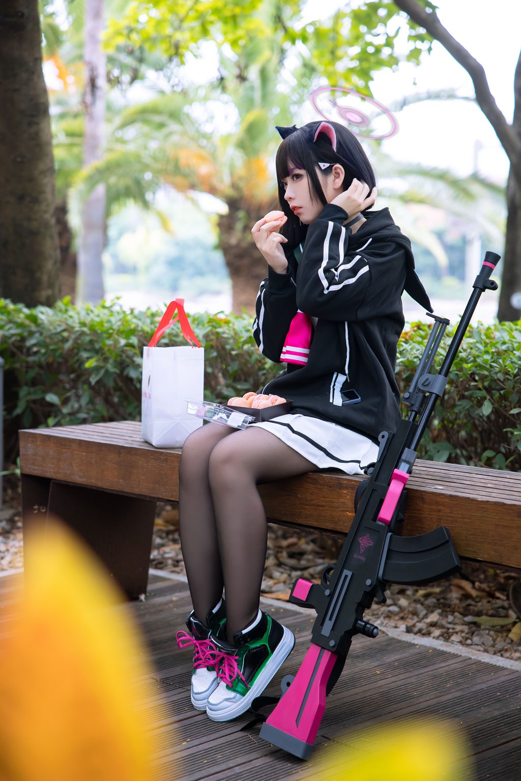 动漫博主@G44不会受伤 碧蓝档案 和纱[30P-343M] 网红写真-第2张