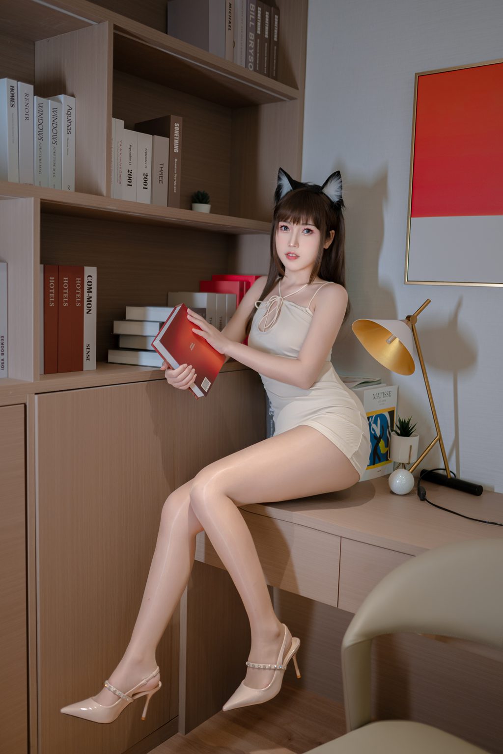 动漫博主@不呆猫 家教猫老师[34P-171.4M] 网红写真-第2张