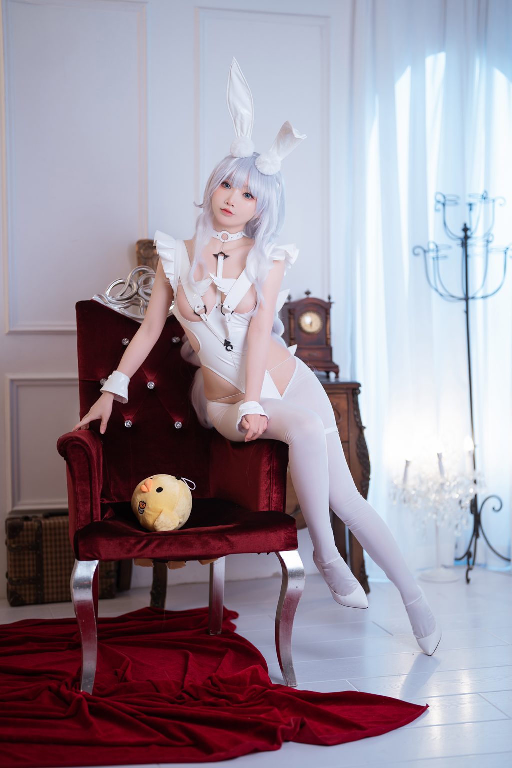 人气动漫Coser@面饼仙儿 碧蓝航线 恶毒兔女郎[16P-170.1M] 网红写真-第1张