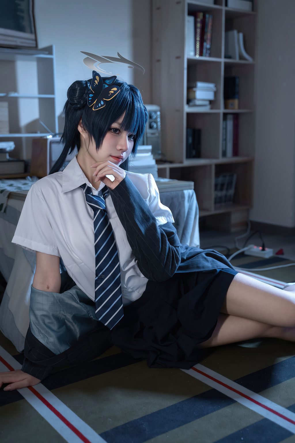 动漫博主@清水凪 蔚蓝档案 龙华妃咲 JK [52P/745MB] 网红写真-第2张