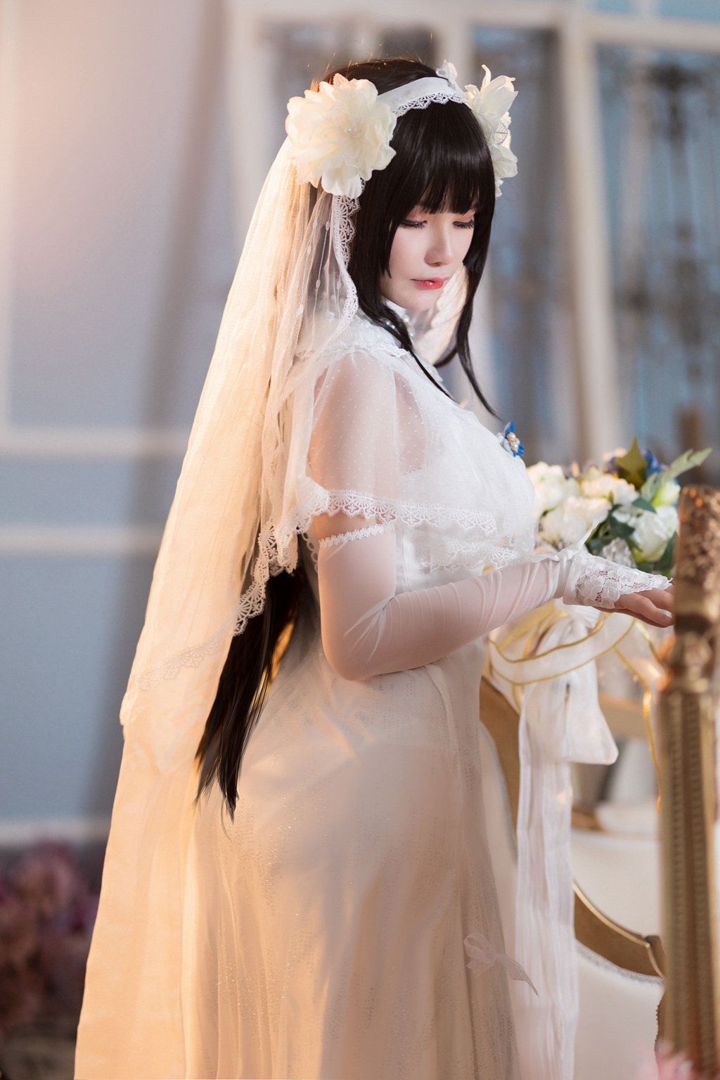 动漫Coser@前羽_rr 燕尔新婚 [30P/212MB] 网红写真-第1张