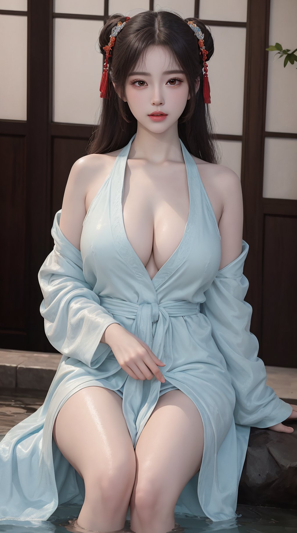 [AI绘画] 性感浴袍 [44P/63MB] AI美女-第1张