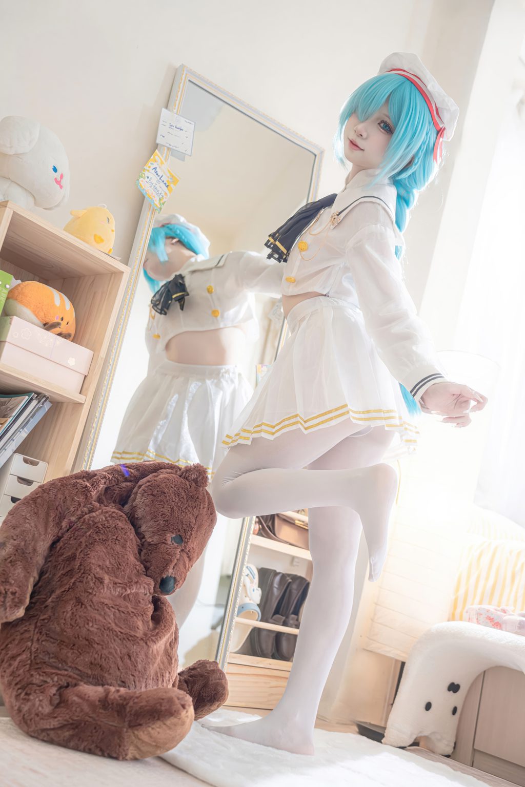 动漫博主@纸悦Etsu_ko 碧蓝航线 雅努斯JK[58P-443M] 网红写真-第1张