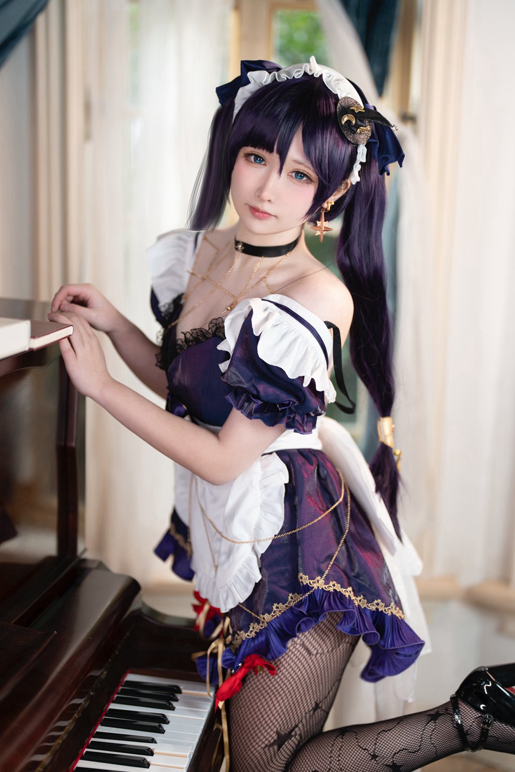 动漫博主@樱梨梨 莫娜女仆 [34P/145MB] 网红写真-第2张