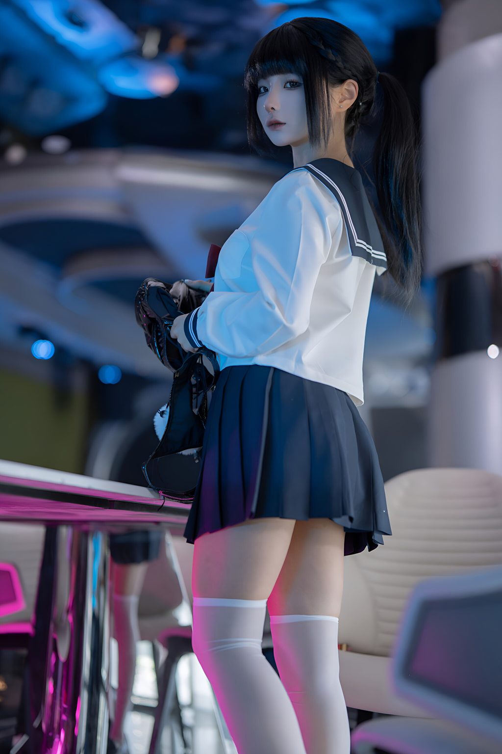 知名动漫博主@蠢沫沫 学妹的兼职 [266P/1V/2.62G] 网红写真-第1张