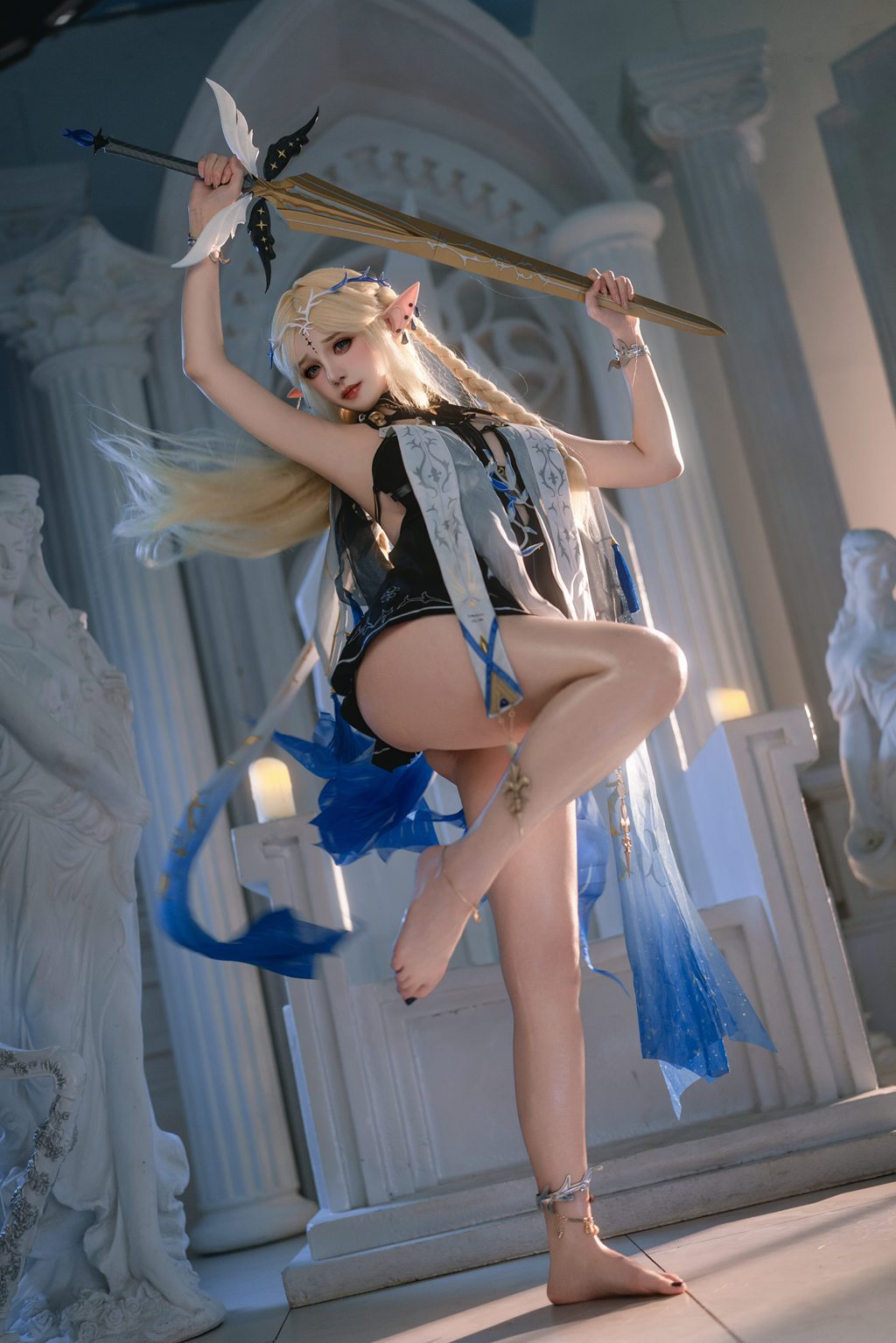微博人气Coser@阿薰kaOri 鸣潮 卡提希娅[164P-4V-2.80G] 网红写真-第4张
