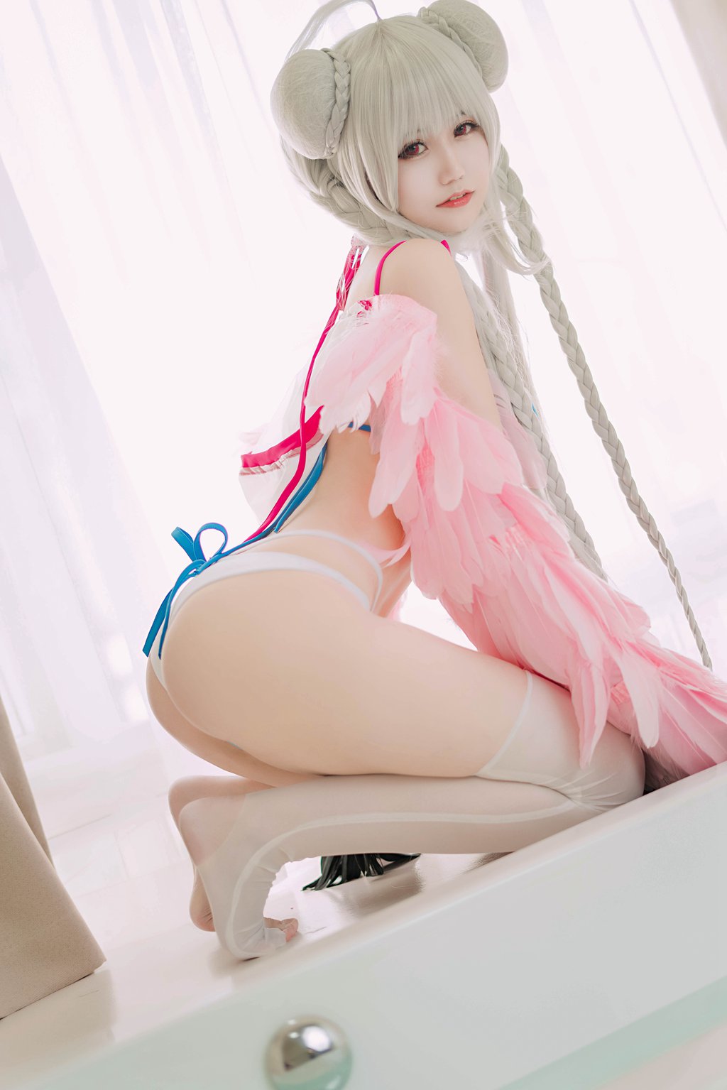 人气Coser@小仓千代 舰长 可畏泳装[20P-43M] 网红写真-第3张
