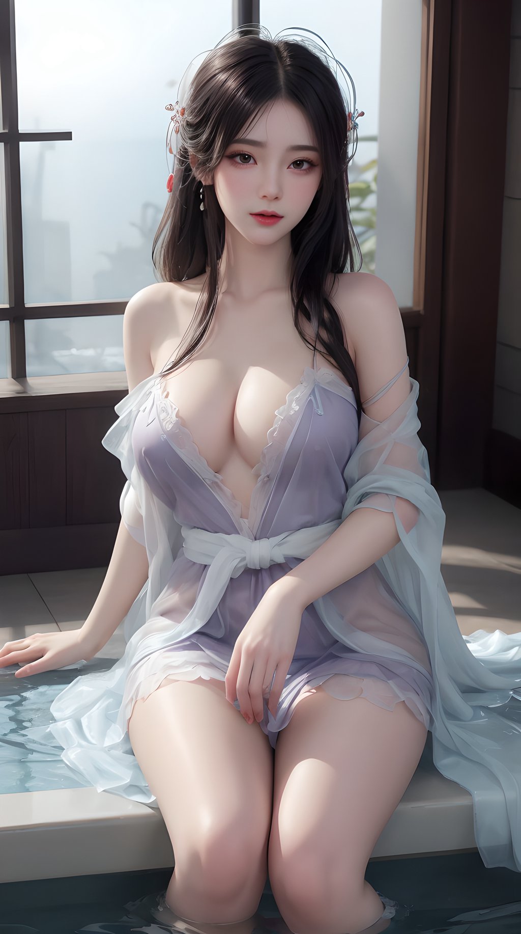 [AI绘画] 沐浴美女2 [58P/124MB] AI美女-第4张