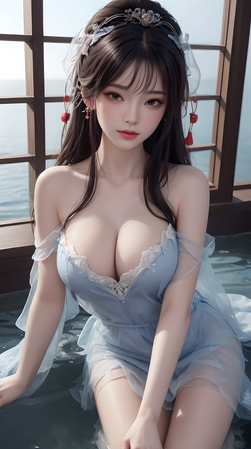 [AI绘画] 沐浴美女2 [58P/124MB] AI美女-第3张