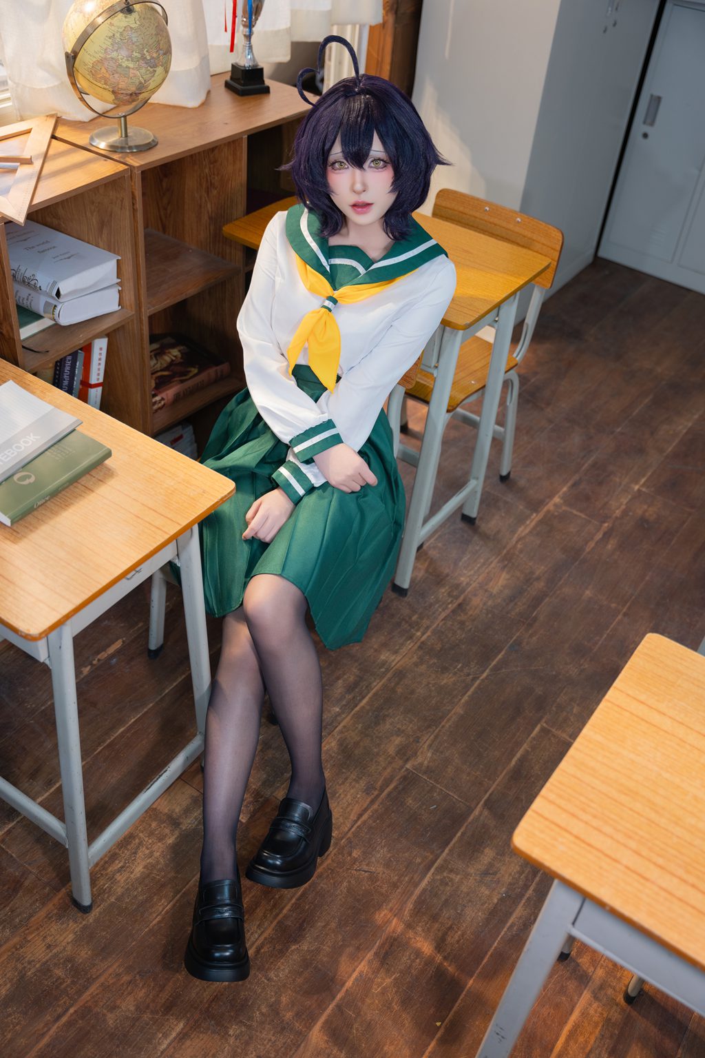 知名动漫博主@清水由乃 憧憬成为魔法少女 柊舞缇娜JK [81P-1.79GB] 网红写真-第3张