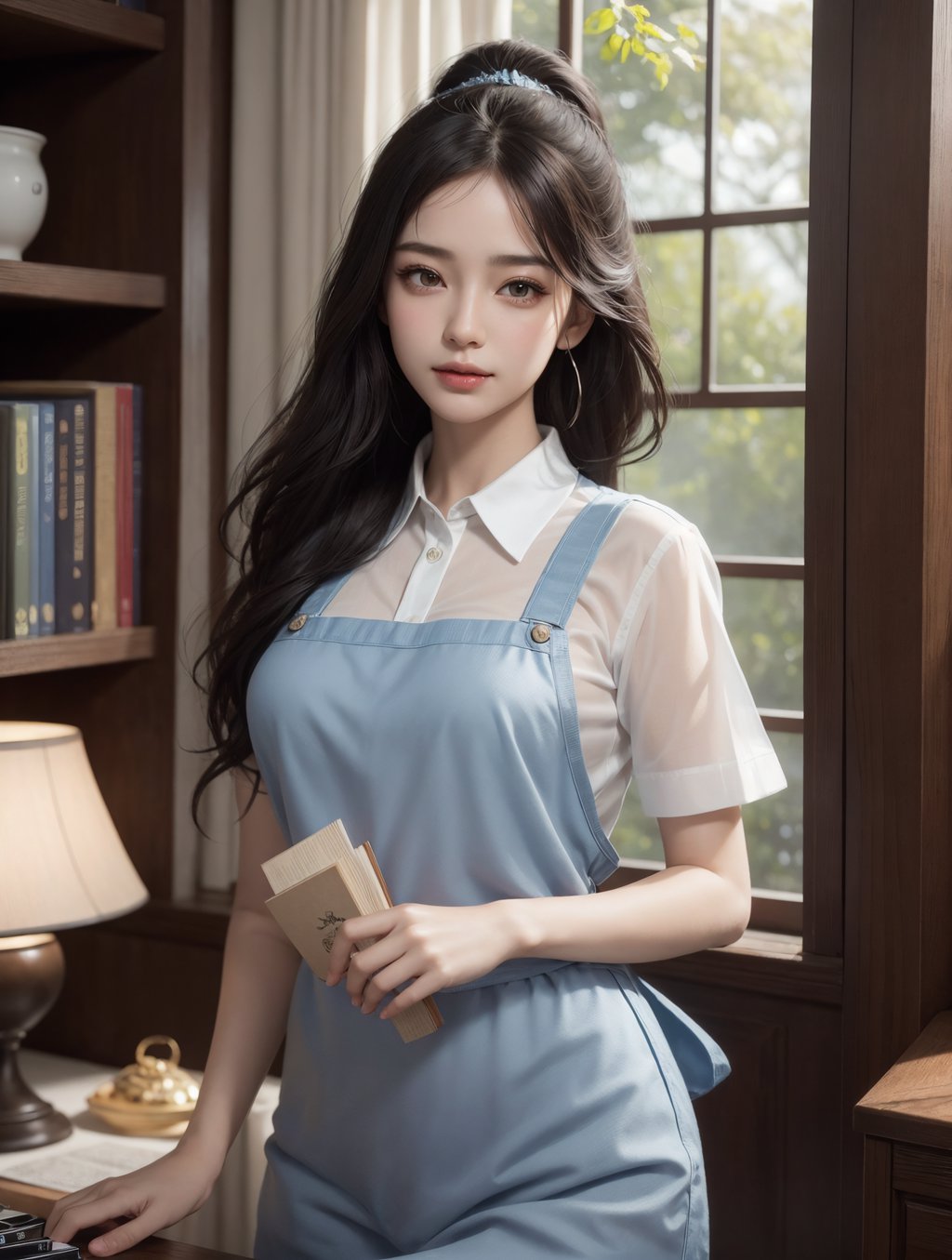 [AI绘画] 艺术系的实习生 [39P/189MB] AI美女-第3张