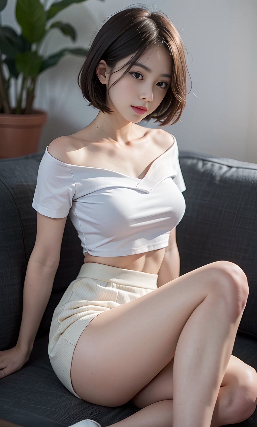 [AI绘画] 炎炎夏季在家休息的邻家小姐姐 [29P/55MB] AI美女-第2张