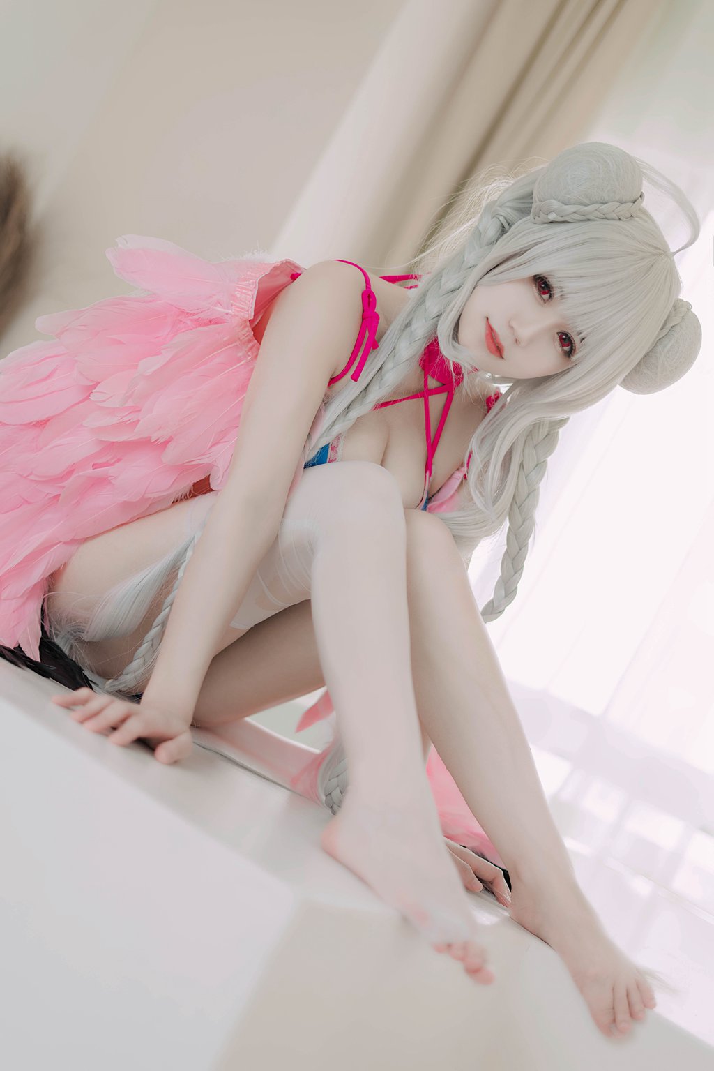 人气Coser@小仓千代 舰长 可畏泳装[20P-43M] 网红写真-第2张